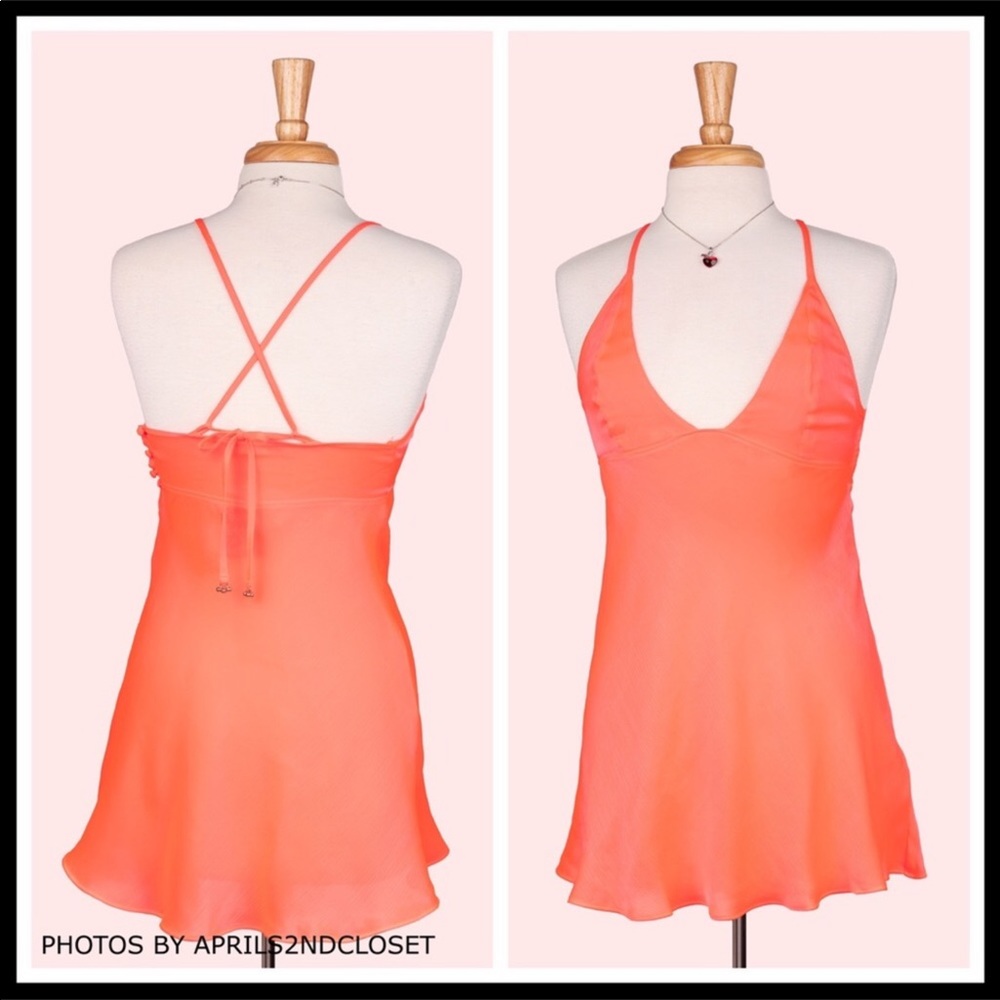 FREE PEOPLE BOHO MINI SUN DRESS V-NECK BOHEMIAN FESTIVAL SLIP A2C - Picture 9 of 16